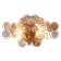 Scurry 2x60W G9 Gold 45.6x18x26.5cm