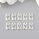 Decor for creativity Metal "Heart with Heart" silver 2x1 cm