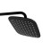 The shower system "Optima" 14445, one -leaf, tropical shower, watering can, color black