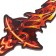 Souvenir weapon Sword "Fire", length 41 cm