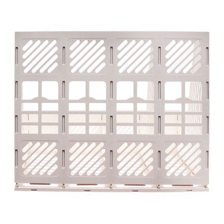 Vertical tray, 4 sections, with branches for writing accessories, calligrata, white-4