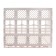 Vertical tray, 4 sections, with branches for writing accessories, calligrata, white