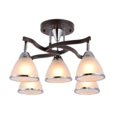 Ambrella Light Traditional, 5x40W E27, Coffee color, Chrome