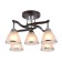 Ambrella Light Traditional, 5x40W E27, Coffee color, Chrome