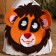 Bath cap with children's applique "Lyovushka" felt