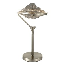 ST LUCE bedside lamp. SL6115.104.01. Amara. 1x19 W, LED, 3000K, 1520 LM, 30x30x50 cm, Nickel color