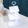Squarebrus Frights “Vivien”, 3 tiers, 12.5/16.5/20 cm, white color