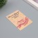 A postcard with the seeds "grow itself" "is made manually only for you" 5*7cm