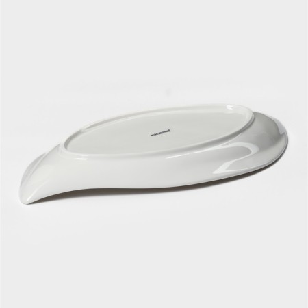 Porcelain dish Magistro "Rook", 33.5 × 17 cm, white color-3