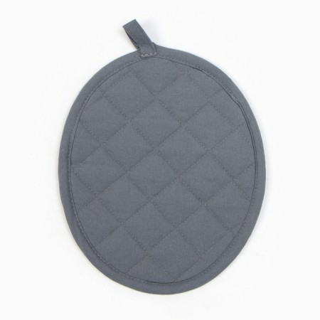 Set of kitchen Ethel, Gray color: mittens 33x17 cm, take 24x19 cm, cotton, mahra-2