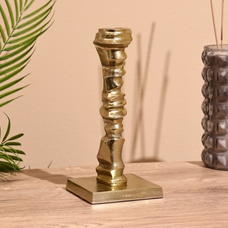 Antik candlestick 25 cm, aluminum-1