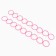 Hair gum “for the brightest” 18 pcs., Diam. 4 cm