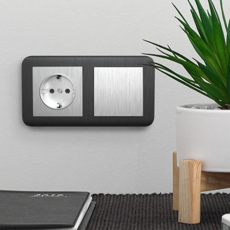 Frame for 2 posts WL12-FRAME-02 color graphite color, Material Plastic-3