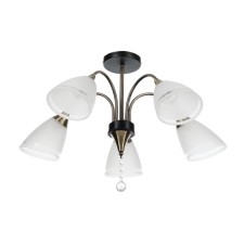 Sandra chandelier 5he27 40W Black-Bronze 65x65x30 cm