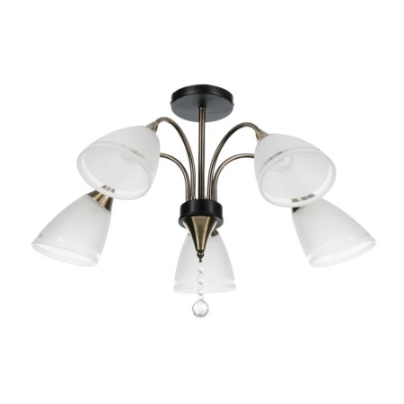 Sandra chandelier 5he27 40W Black-Bronze 65x65x30 cm