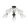Sandra chandelier 5he27 40W Black-Bronze 65x65x30 cm