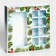 New Year. Box for 8 sweets and chocolate, with the window "Miracles" happen ", 17.7 x 17.8 x 3.8 cm, confectionery packaging