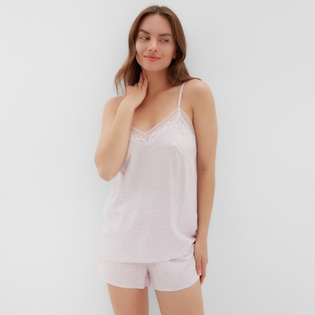 Female pajamas (T -shirt and shorts) Kaftan p. 48-50, lilac-8