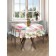 The tablecloth “flowers quickly curl”, round, Saten, d = 150 cm on the table