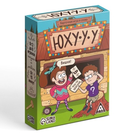 Card game in the words "yuhuu", 80 cards, 8+-5