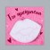 Magnet with a block for the notes "You are beautiful" 10x10 cm