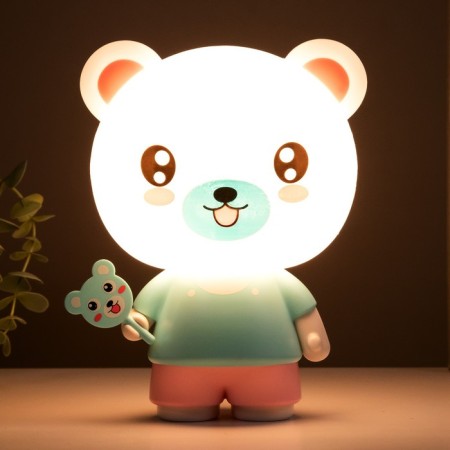 Highway lamp "Bear" E14 3W Blue 19x13x14 cm Risalux-2