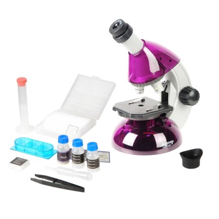 Microscope micromed atom 40x-640x, color amethyst-3