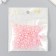 Beads for creativity plastic "Round. Pink powder" d = 3-8 mm, set 10 grams