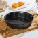 Baking shape of the share "wavy circle. Jacqueline ", d = 28 cm, anti -stick coating, black color