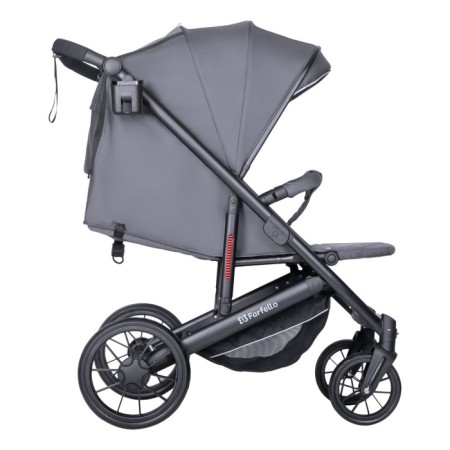 Walking stroller Farfello Bonnie, Smoke Grey color-8