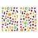 Stickers reusable "World around me", set 2 pcs., A4 format