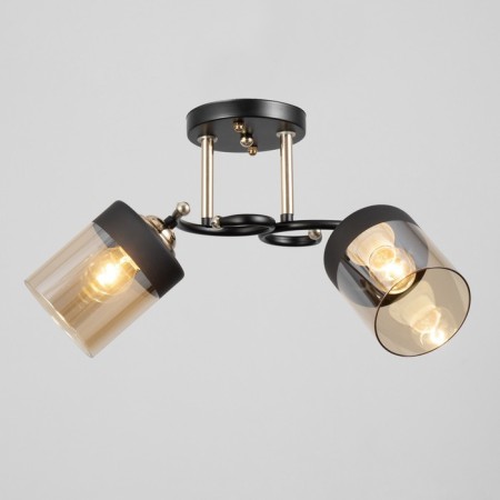 Ella chandelier 2he27 40w Black 46x25x26 cm Bayerlux-1
