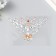 Stick plastic rhinestones "Decoration. Flight" mix 15x12 cm
