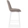 Haroral Alst Metal/velor, White/Latte 50x58x99 cm