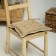 Pillow for chair "Ibiza", size 40x40 cm, mustard color