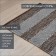Mashrum rug, size 60x90 cm, brown color