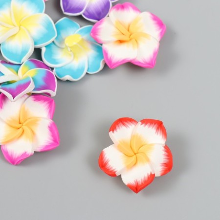 Bead for creativity PVC "plumeri" mix 1.1x3.3x3.3 cm-1