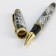 Gift handle in a case to the leatherette "Good luck in everything!", Blue pasta 1.0 mm