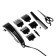 Kelli KL-7005, 45 W, 3/6/9/12 mm, stainless steel, 220 V, black-sherbrood