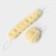 A set of body washcloths Cupellia spa: braid 70 g + shell 46 gr, beige color
