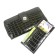 Lightning wallet with Cardholder, 2 PODD. for bills/1 for coins/12 for cards, black color