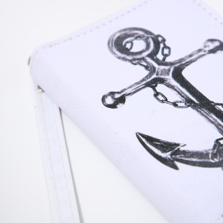 Children's wallet with lightning, white color-3
