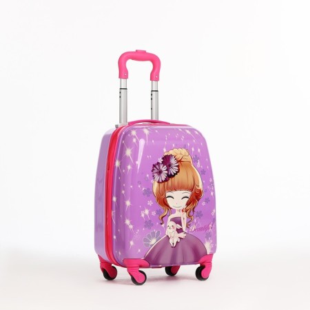 Children's suitcase 27 l (s), lightning department, lilac color-1