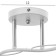 Chandelier gallop 880521 2x60W E27 white matte/chrome
