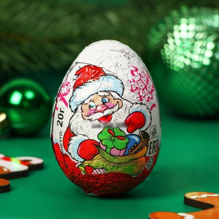 New Year. Chocolate figure "Happy New Year!", Egg, 20 g