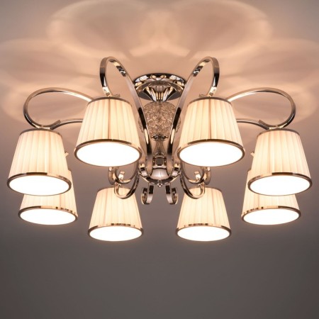 Tessa chandelier, 8x40W E14, color chrome-1