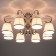 Tessa chandelier, 8x40W E14, color chrome
