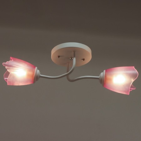 Chandelier 1341002/2pk E27 15W white-pink Bayerlux-2
