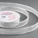 Figure tape "Carved rhombuses", 25 mm, 9 ± 0.5 m, white color