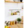 TEKNO-TEL Railing System for the kitchen, 7 items, chromium color
